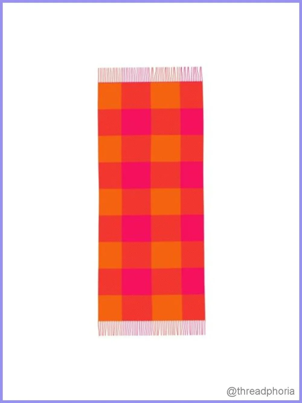 Oversized Blanket Scarf Women Faux Cashmere Polyester Plaid